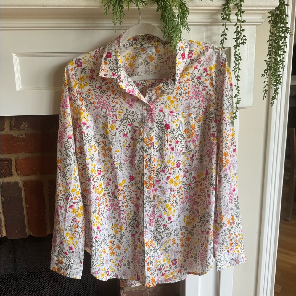 Old Navy Floral Classic Shirt